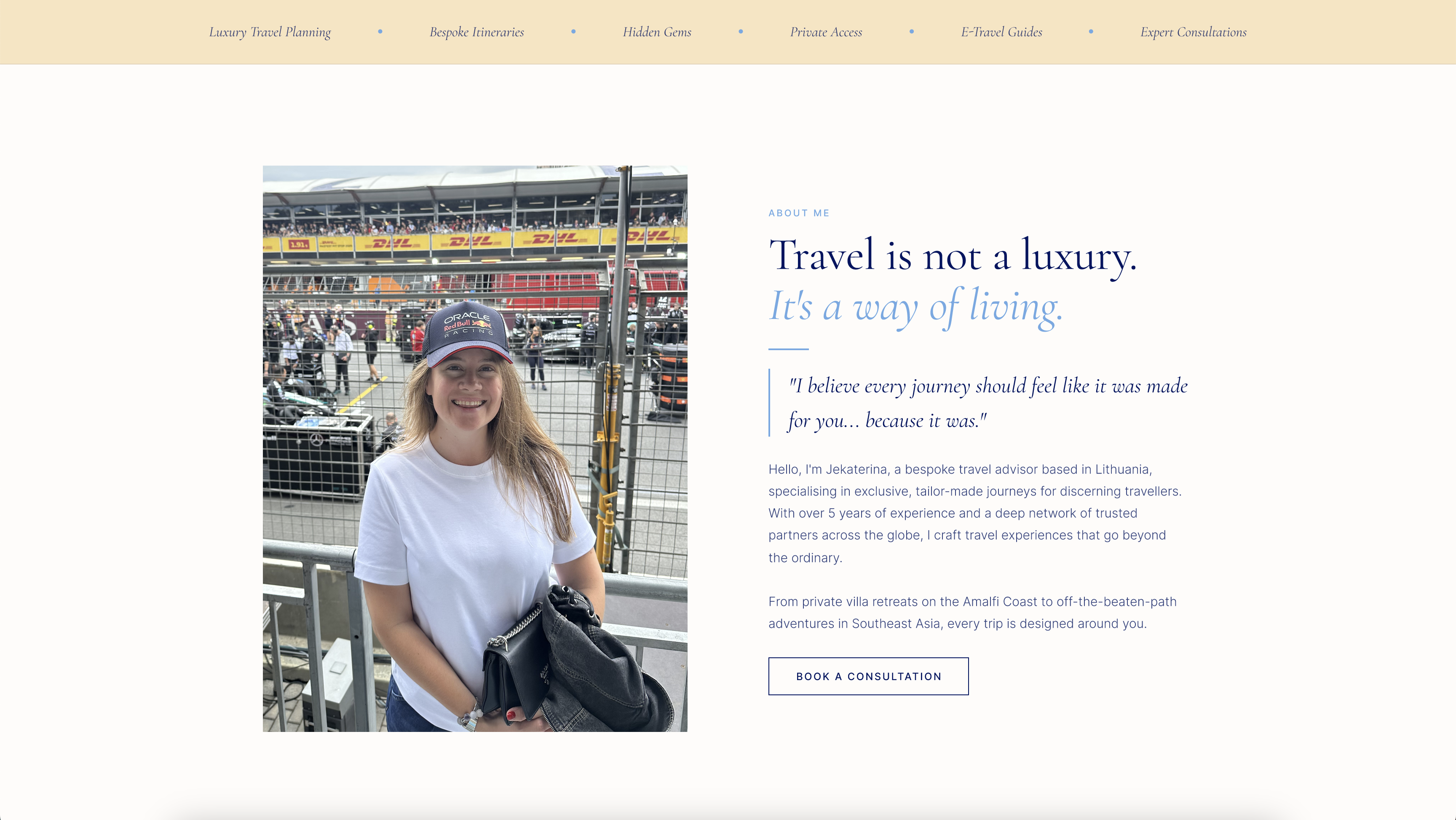 SmagaLuxury Landing Page
